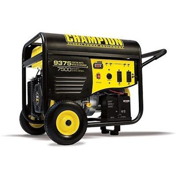 Premium Portable Generator, 6,000 W Rated, 7,500 W Surge, Electric, Recoil Start, 120/240V AC/12V DC, 8.3 A PPG7505EPA